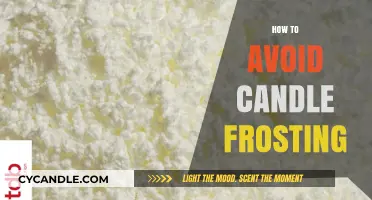 Preventing Frosting: Tips for Perfect Candles