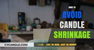 Wax Melting: Preventing Candle Shrinkage for Beginners