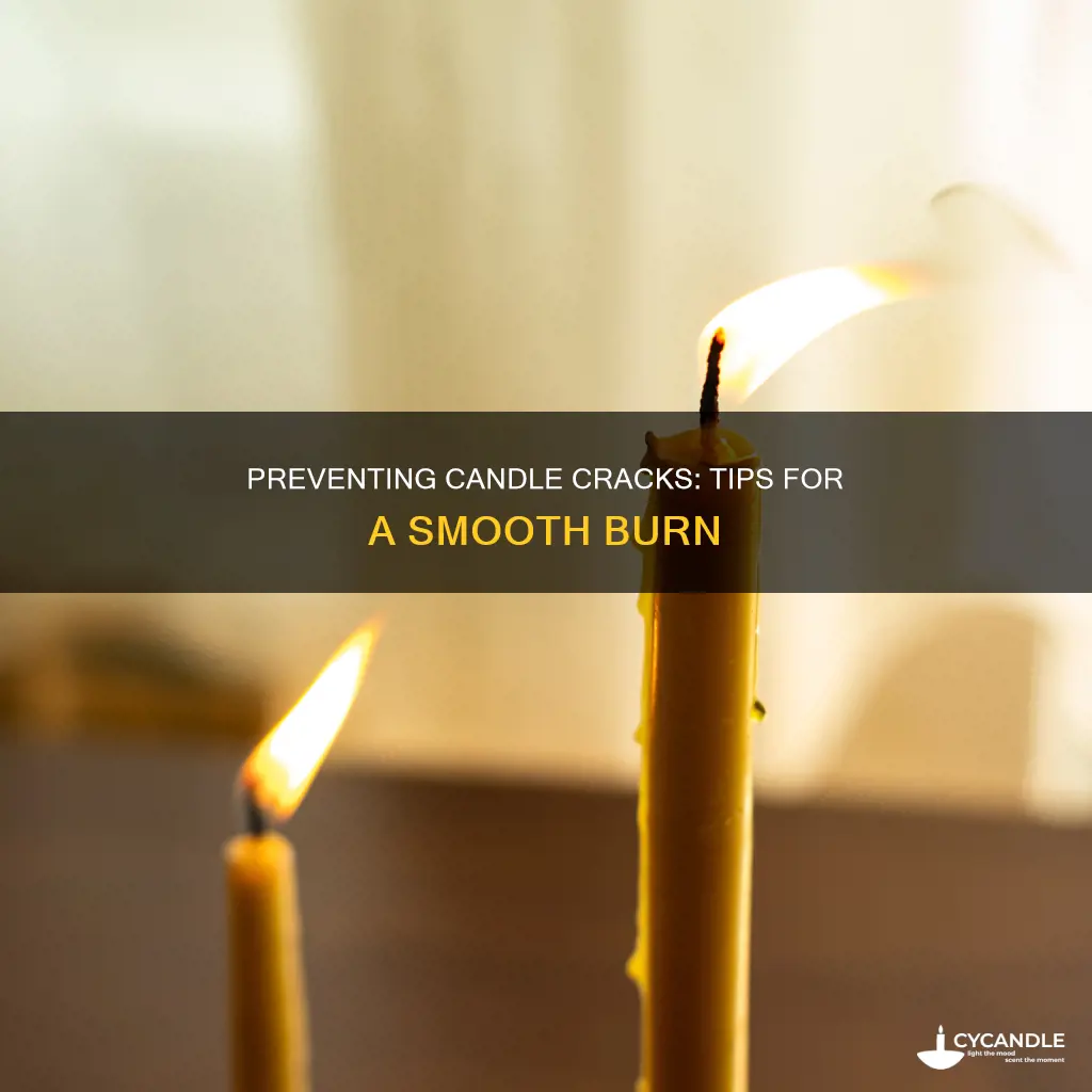 how to avoid your candle to crack around container