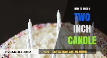 Creating a Warming Two-Inch Candle at Home
