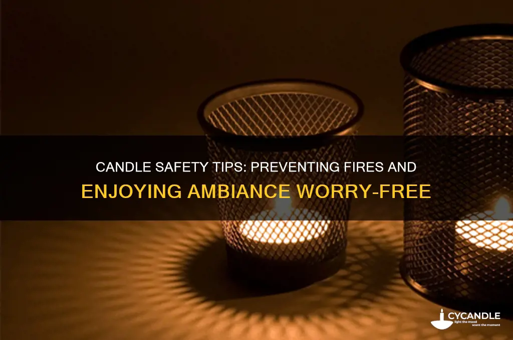 how to be safe with candles