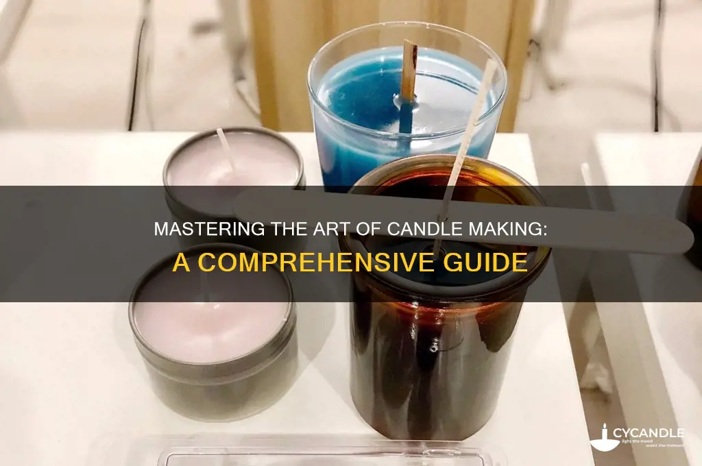 how to become a master candle maker