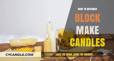 Crafting Beeswax Block Candles: A Simple DIY Guide for Beginners