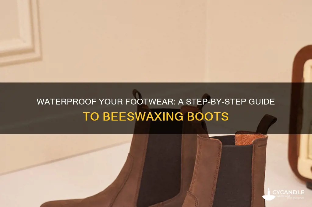 how to beeswax boots