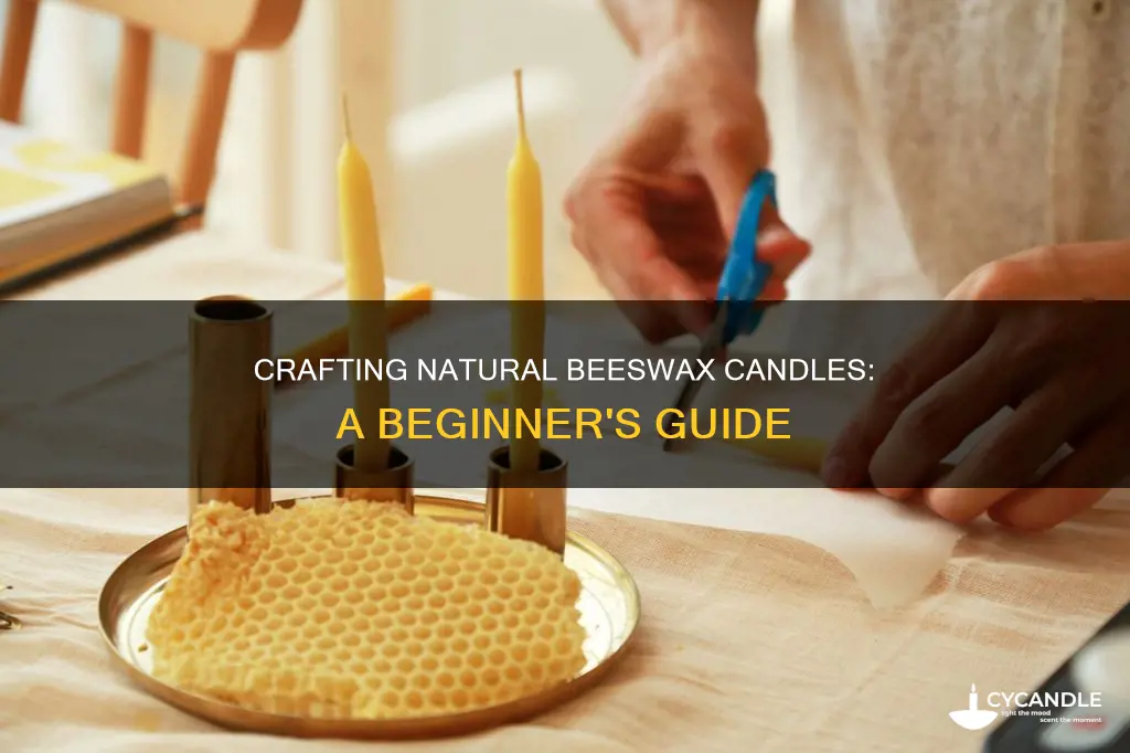 how to beeswax candle making