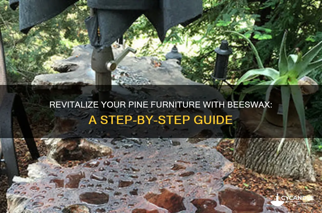 how to beeswax pine furniture