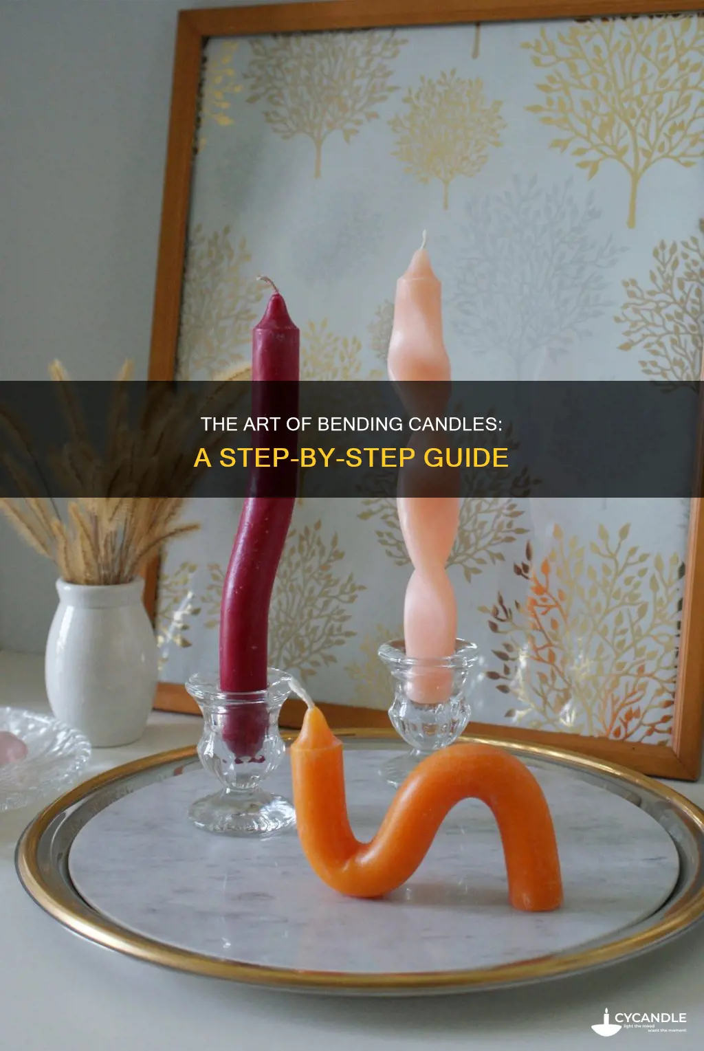 how to bend candles
