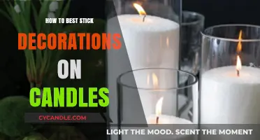 Sticking Decorations on Candles: The Best Methods