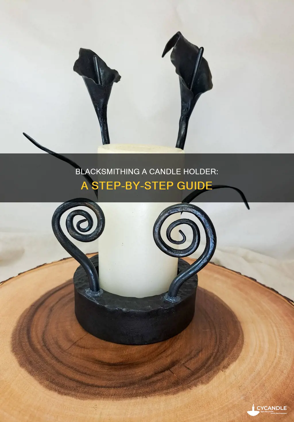 how to blackmith a candle holder