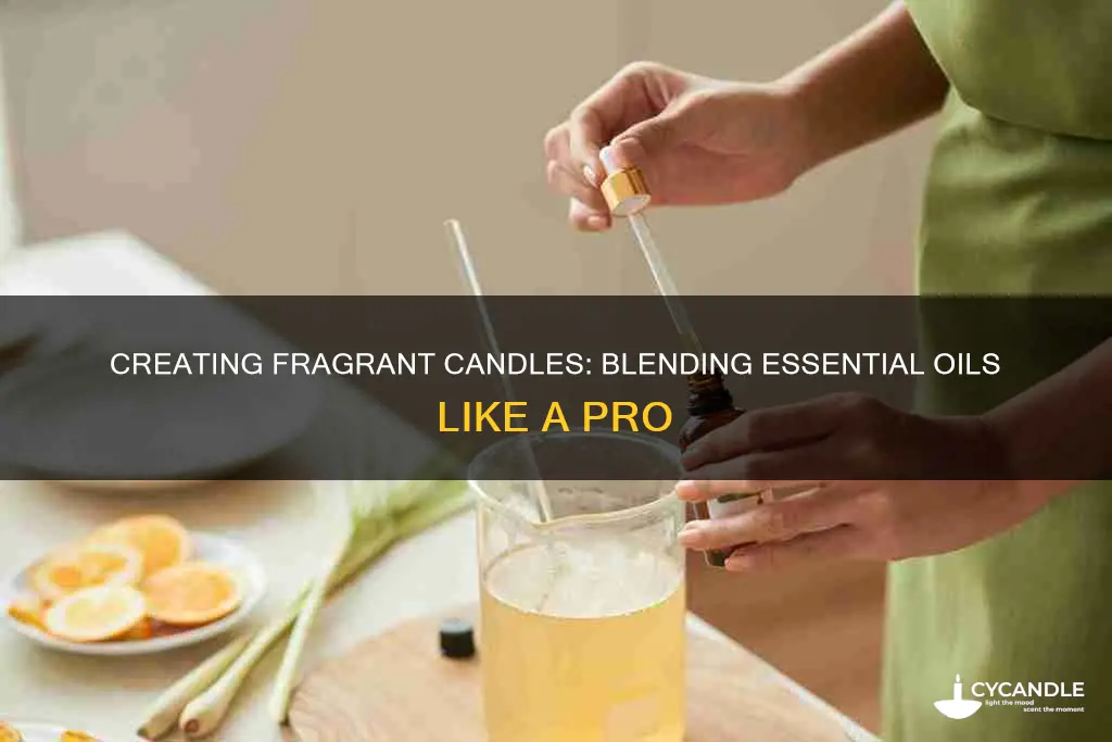 how to blend essential oils for candle making