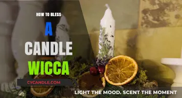 Blessing Candles for Wiccan Rituals