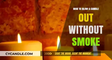 Blowing Out Candles: A Smoke-Free Technique