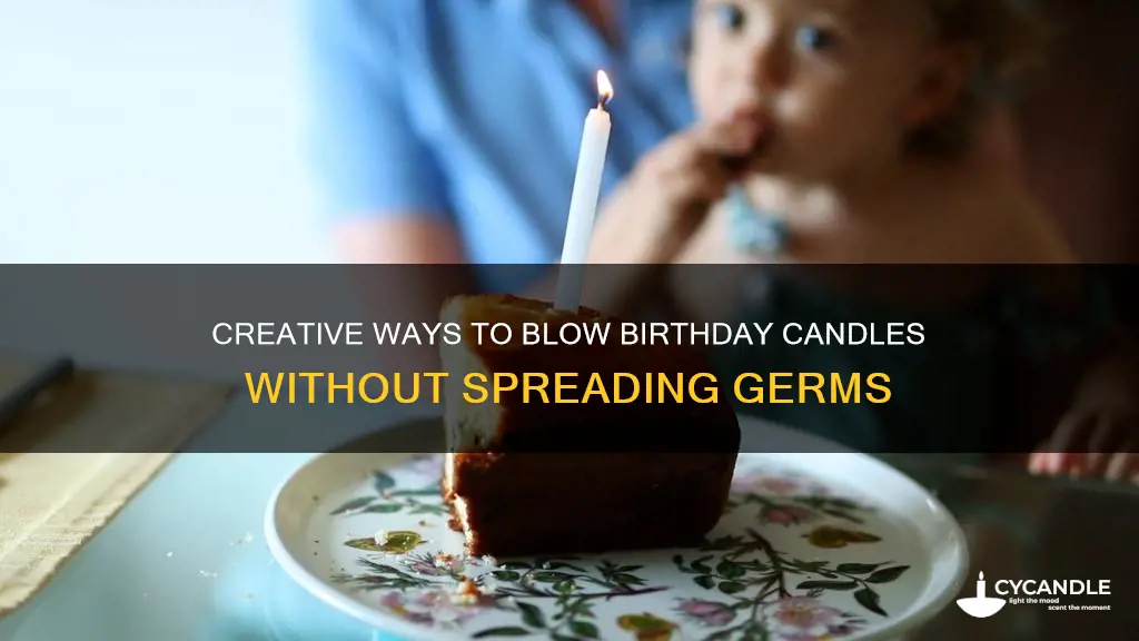 how to blow birthday candle with hands