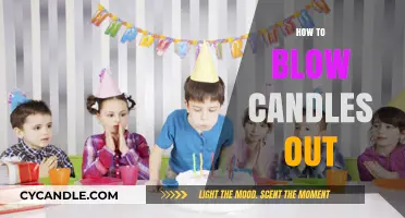 Blowing Candles: The Art of Extinguishing with a Gust