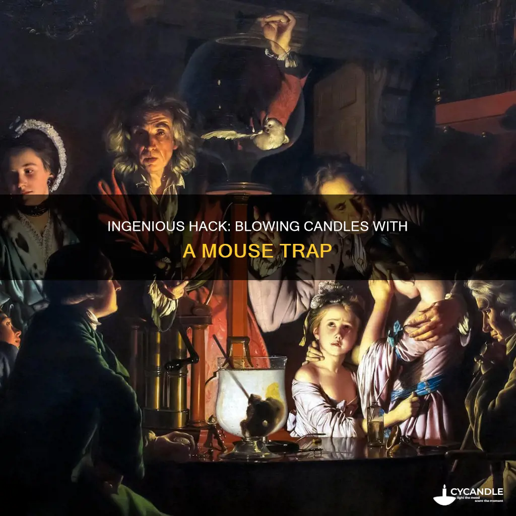 how to blow out a candle with a mouse trap