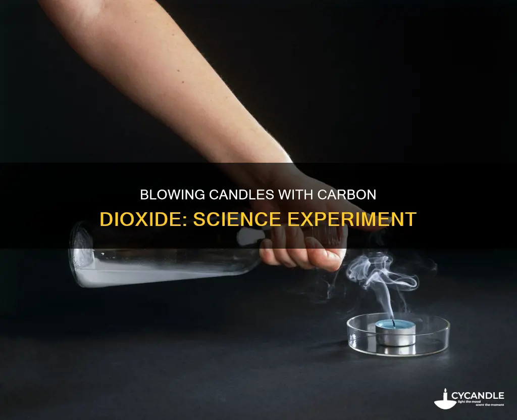 how to blow out a candle with carbon dioxide