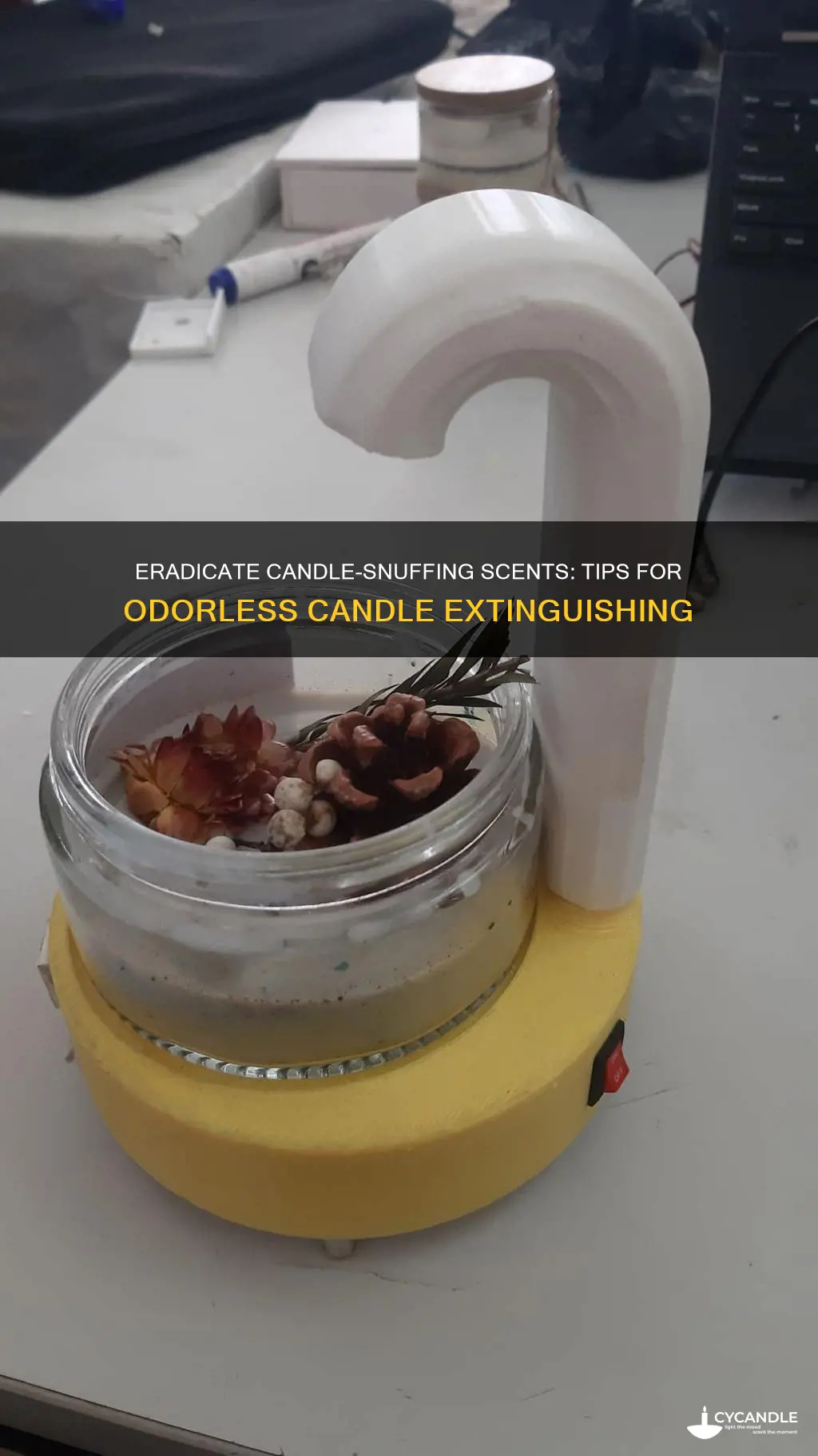 how to blow out a candle without it smelling