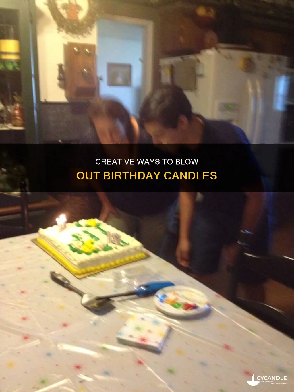 how to blow out birthday candles card