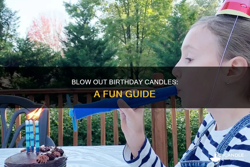 how to blow out candles on a birthday cake funny