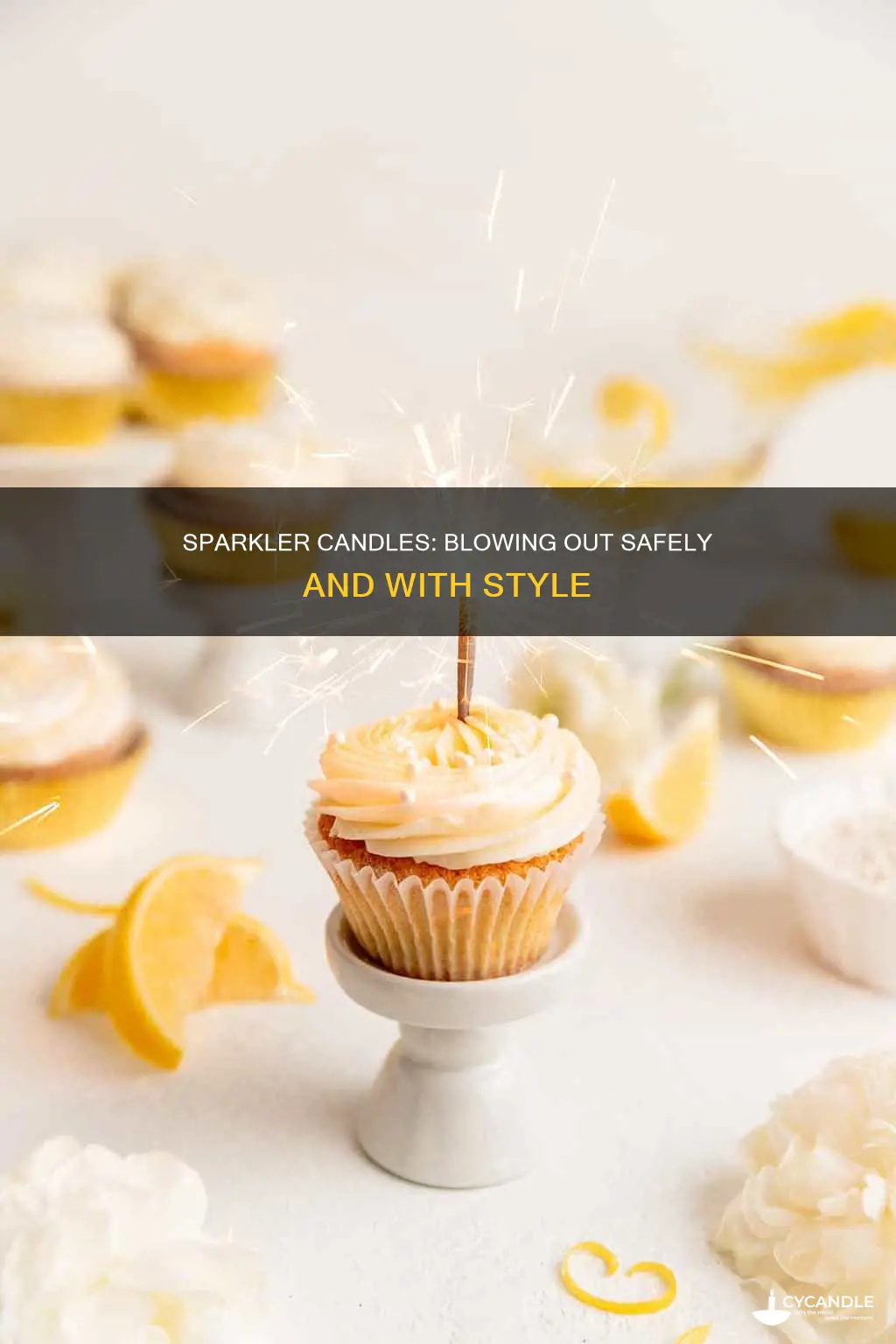 how to blow out sparkler candles
