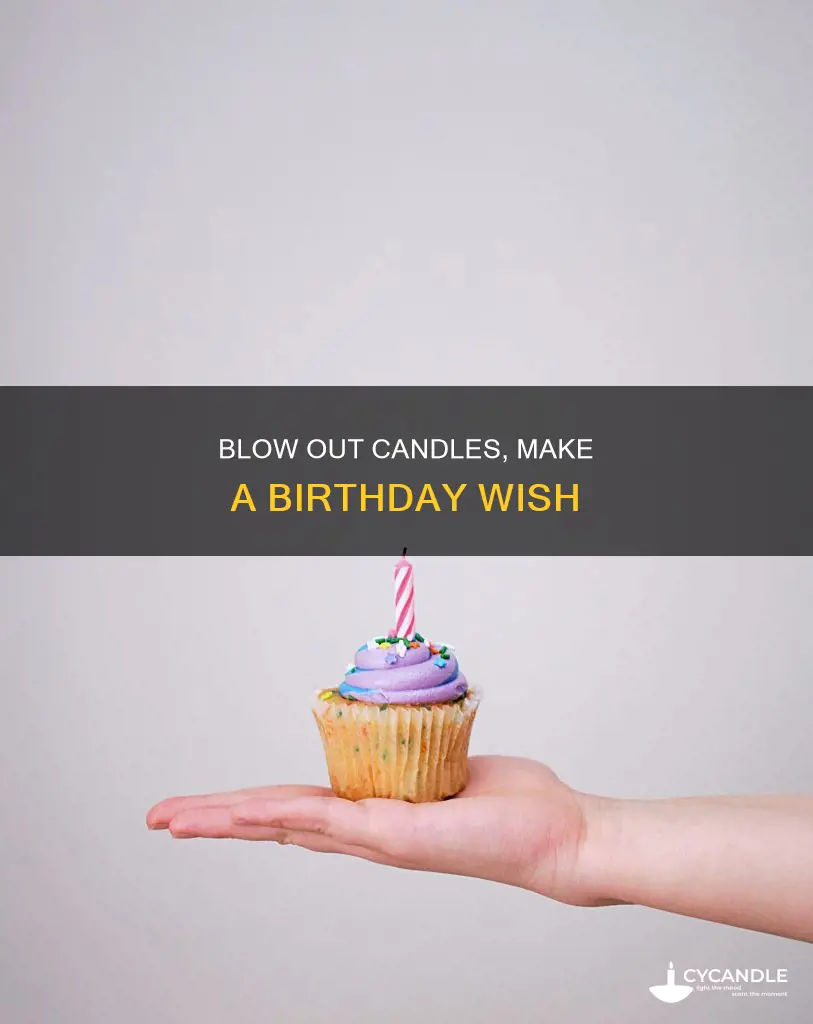 how to blow the candles out on the cak