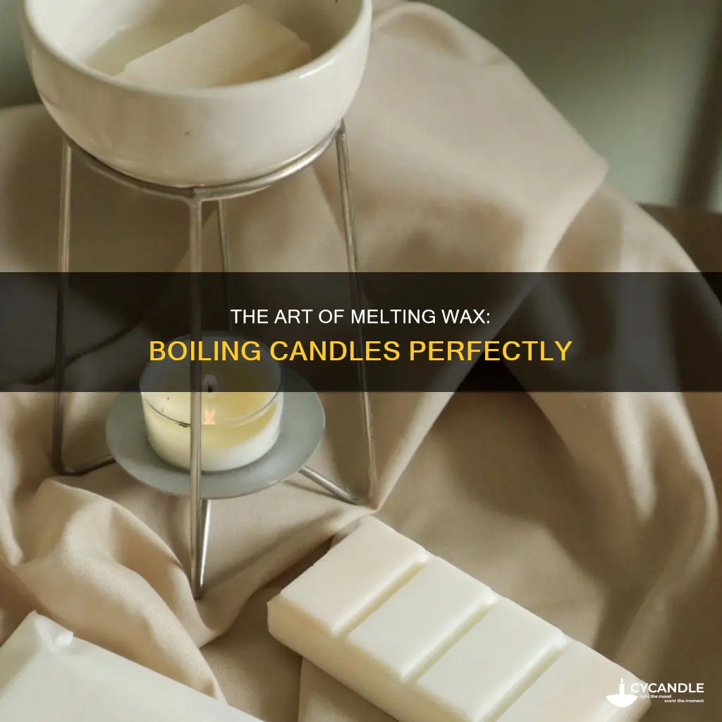 how to boil a candle