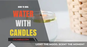 Boiling Water with Candles: An Efficient and Eco-Friendly Method