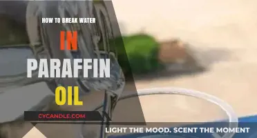 Mastering the Art of Breaking Water in Paraffin Oil: A Guide