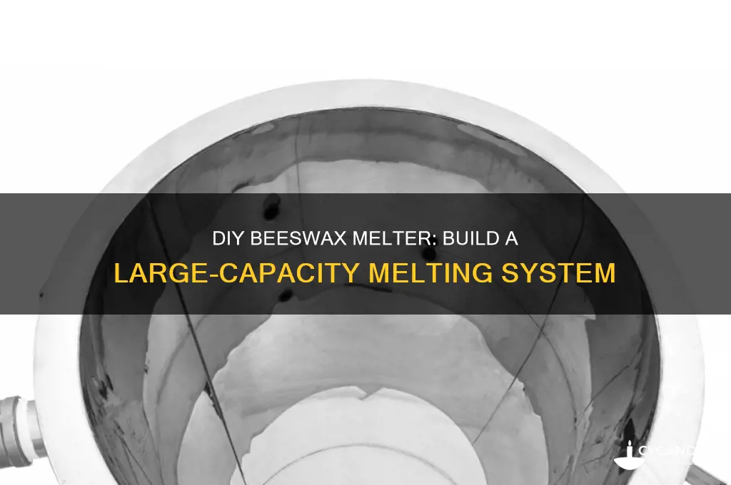 how to build a large beeswax melter