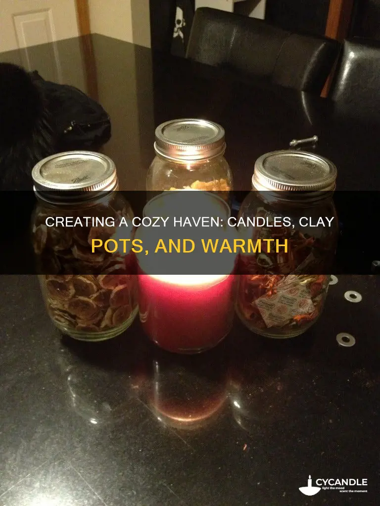 how to build heater with candles and clay pots