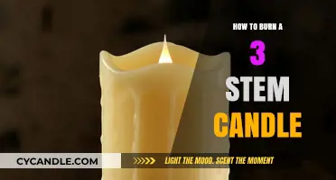 Mastering the Art of Burning a 3-Stem Candle Safely