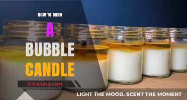 Mastering the Art of Burning Bubble Candles: Tips and Tricks