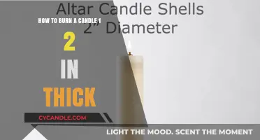 Mastering the Art of Burning Thick Candles: A 1.2-Inch Guide