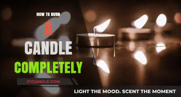 Mastering the Art of Burning Candles Completely: Tips and Tricks