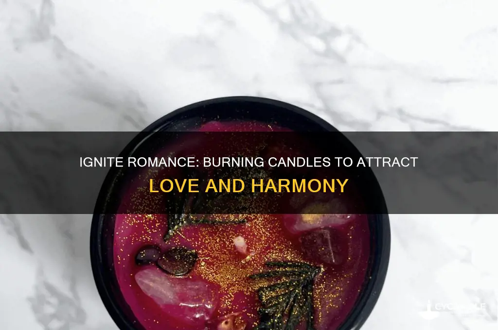 how to burn a candle for love