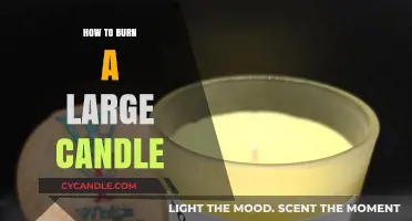 Mastering the Art of Burning Large Candles: Tips for Even Melt