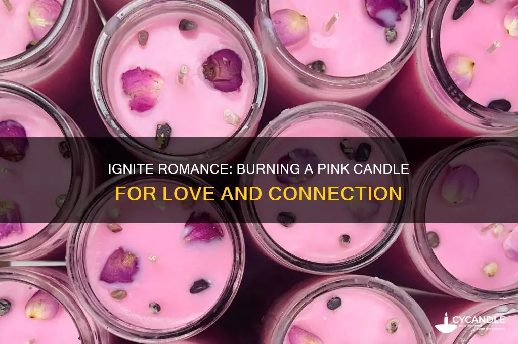 how to burn a pink candle for love
