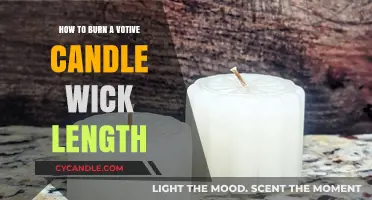 Perfect Votive Candle Burn: Mastering the Ideal Wick Length