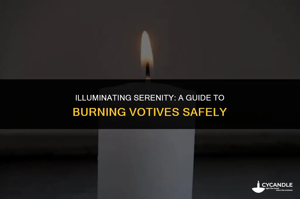 how to burn a votive