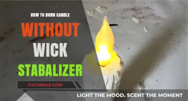 Mastering Wickless Candle Burning: Tips for a Stable Flame