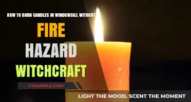 Safe Windowsill Candle Burning: Witchcraft Tips to Avoid Fire Hazards