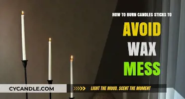 Clean Candle Burning: Tips to Avoid Wax Mess with Sticks