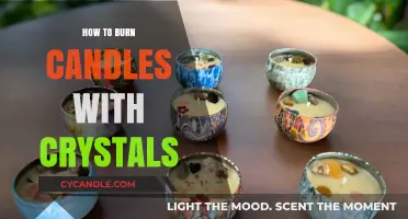 Enhance Your Space: Burning Candles with Crystals for Serenity and Energy