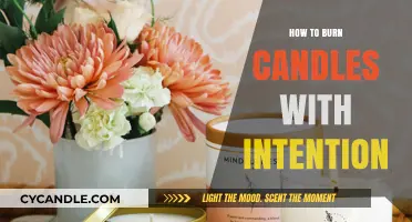 Mindful Candle Burning: Setting Intentions for Purposeful Flame Meditation