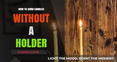 Creative Ways to Safely Burn Candles Without a Holder