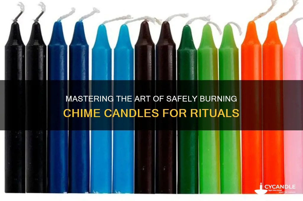 how to burn chime candles