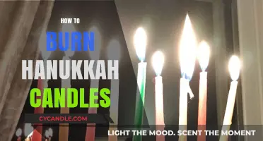 Lighting Hanukkah Candles: A Step-by-Step Guide to Proper Burning Techniques