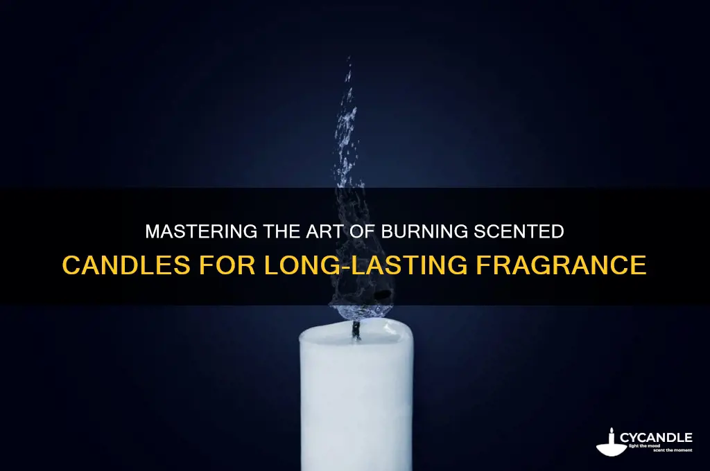 how to burn smell candle
