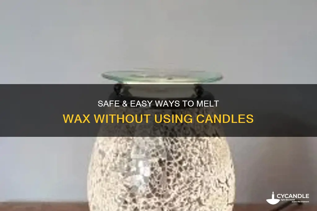 how to burn wax melts without a candle