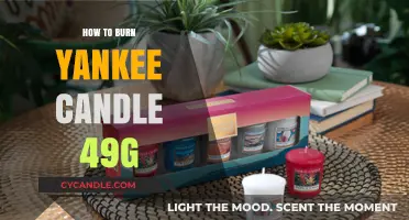 Perfectly Burning Your 49g Yankee Candle: Tips for Maximum Scent & Longevity